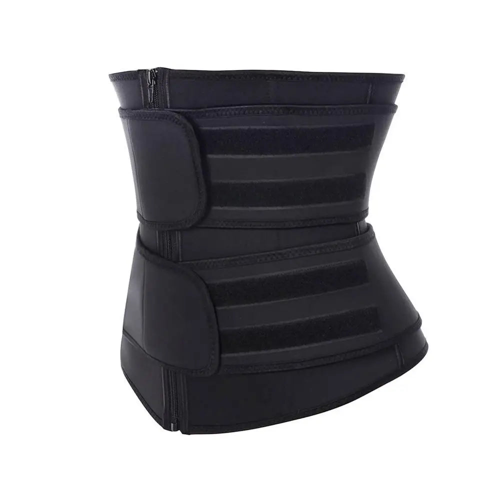 Sauna Waist Trimmer Belt for Women Sweat Weight Loss Waist Trainer Workout Slimming Shaper Waist Corset Faja Reductora