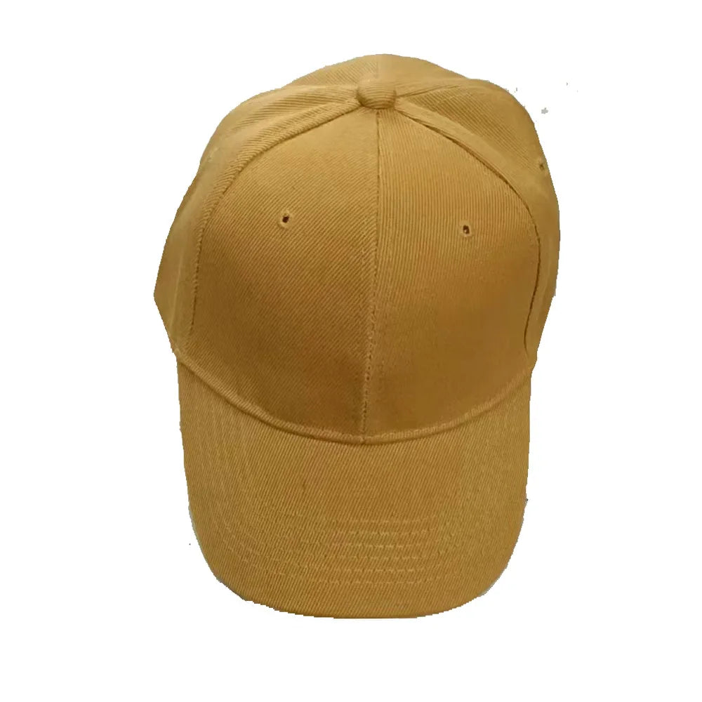Summer Solid Color Women Sport Baseball Cap Adjustable Unisex Baseball Caps Family Baseball Sun Hats Hip-hop Hat Wholesale Caps