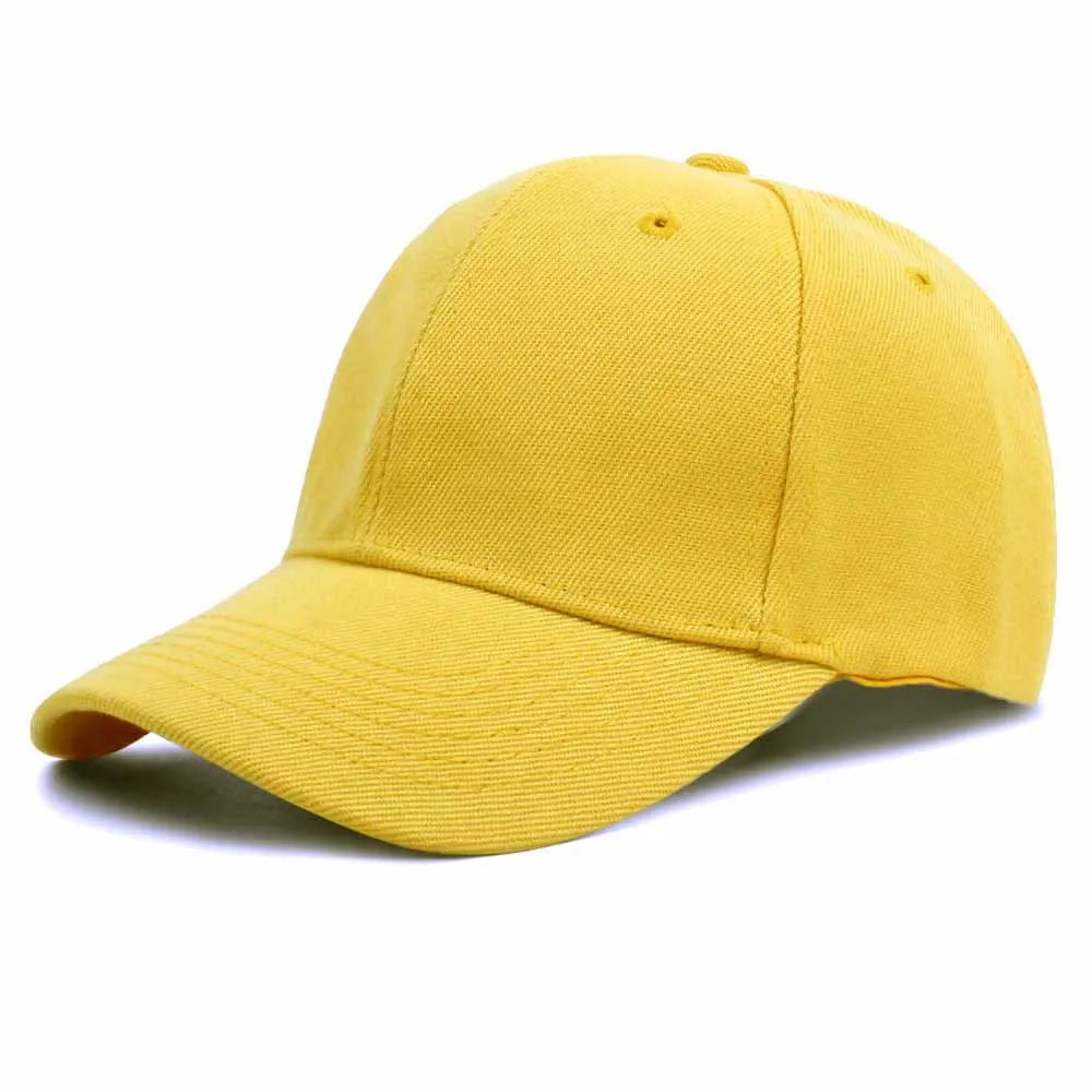 Summer Solid Color Women Sport Baseball Cap Adjustable Unisex Baseball Caps Family Baseball Sun Hats Hip-hop Hat Wholesale Caps