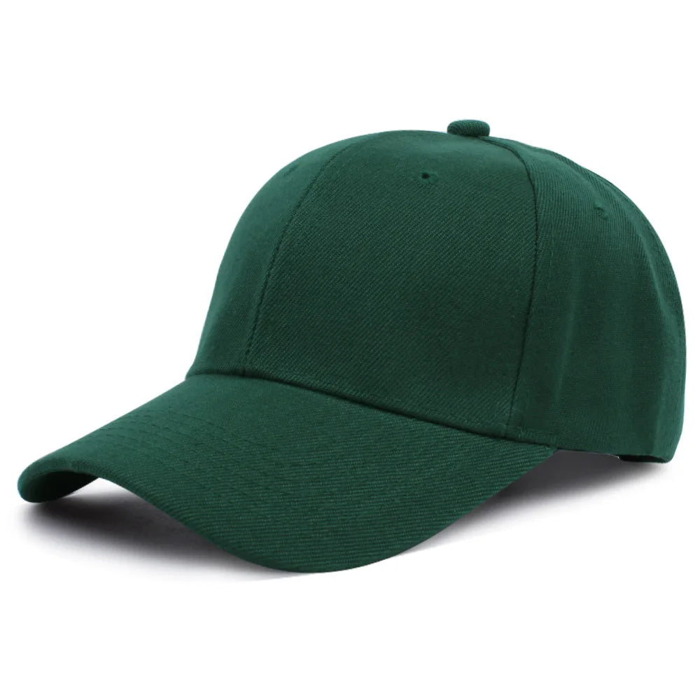 Summer Solid Color Women Sport Baseball Cap Adjustable Unisex Baseball Caps Family Baseball Sun Hats Hip-hop Hat Wholesale Caps