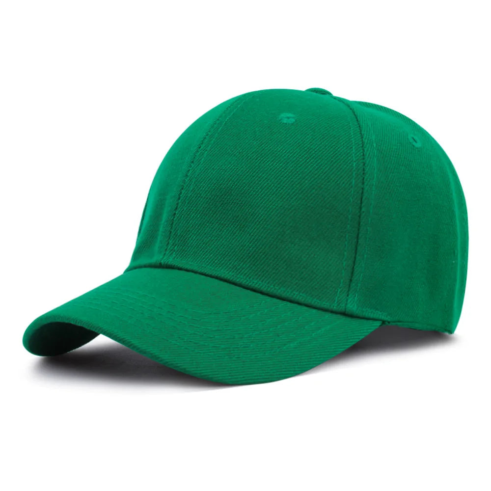 Summer Solid Color Women Sport Baseball Cap Adjustable Unisex Baseball Caps Family Baseball Sun Hats Hip-hop Hat Wholesale Caps