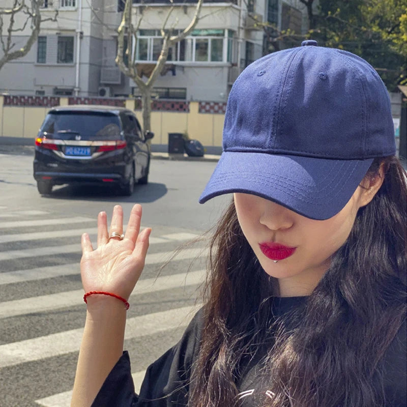 Summer Solid Color Women Sport Baseball Cap Adjustable Unisex Baseball Caps Family Baseball Sun Hats Hip-hop Hat Wholesale Caps