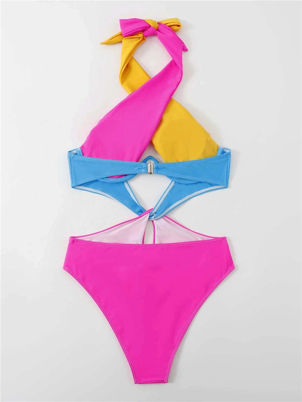 2024 Push Up One Piece Women Swimsuit Solid Monokini Front Cross Swimwear Bathing Swimming Suit Female Summer Beachwear Bodysuit