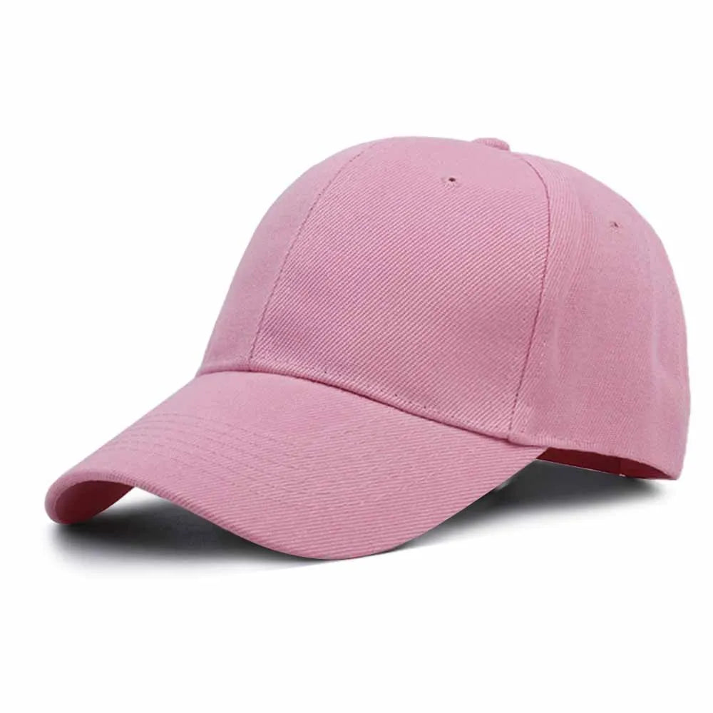 Summer Solid Color Women Sport Baseball Cap Adjustable Unisex Baseball Caps Family Baseball Sun Hats Hip-hop Hat Wholesale Caps