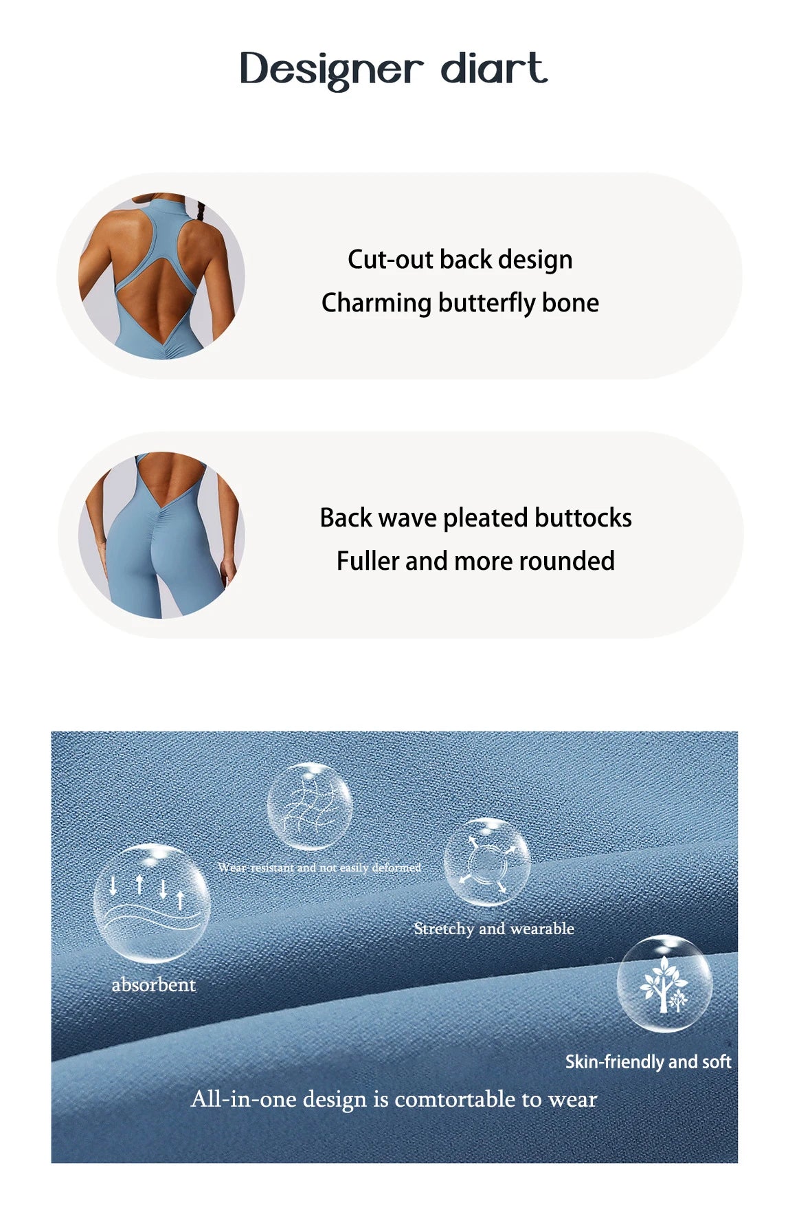V Back One-piece Suit Women Sports Jumpsuit Zippers Yoga Rompers Backless Sportswear Women Sleeveles Workout Bodysuits Female