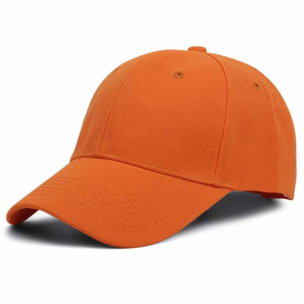 Summer Solid Color Women Sport Baseball Cap Adjustable Unisex Baseball Caps Family Baseball Sun Hats Hip-hop Hat Wholesale Caps