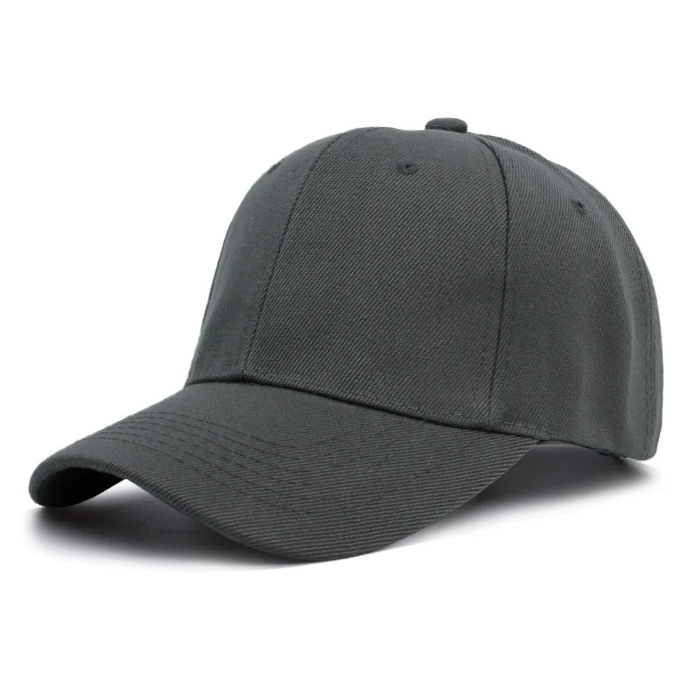 Summer Solid Color Women Sport Baseball Cap Adjustable Unisex Baseball Caps Family Baseball Sun Hats Hip-hop Hat Wholesale Caps