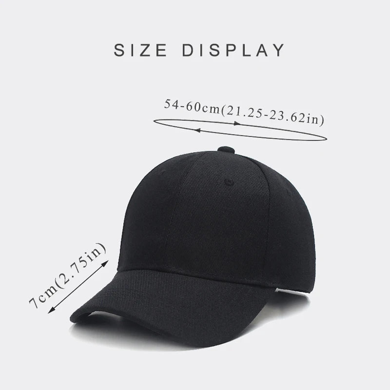 Summer Solid Color Women Sport Baseball Cap Adjustable Unisex Baseball Caps Family Baseball Sun Hats Hip-hop Hat Wholesale Caps