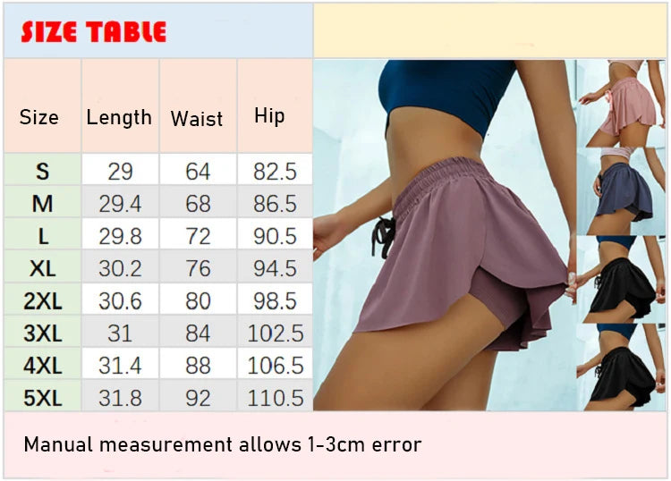 Tennis Skirts Women Sports Golf Pleated Skirt Fitness Shorts High Waist Athletic Quick Dry Running Short Sport Skort