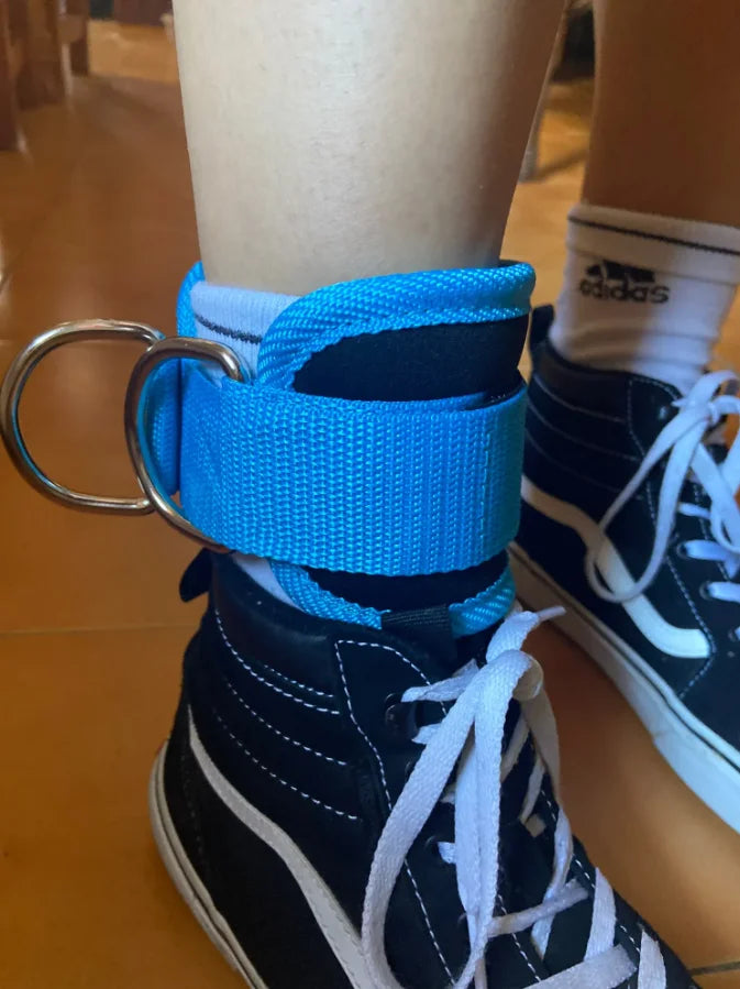 Ankle Straps Pull Rope Set Resistance Bands Gym Fitness Equipment Ankle Cuffs Leg Expander Strength Yoga Elastic Exercise Band