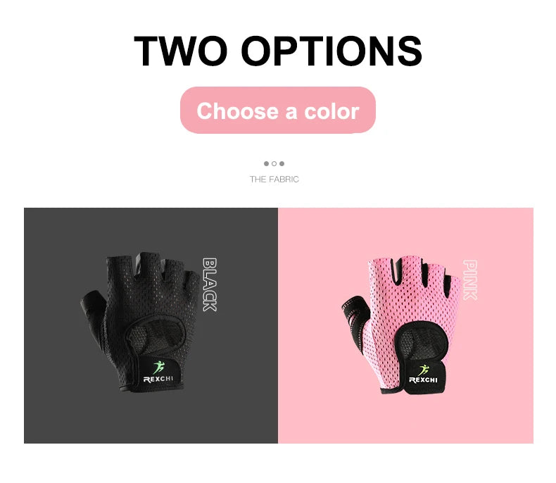 Cycling Gloves Bike Half Finger Non-Slip Summer Sports Outdoor Bicycle Sports Gloves Women Gym Fitness Cycling Fingerless Gloves