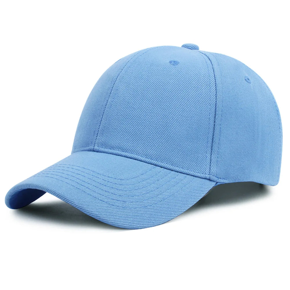 Summer Solid Color Women Sport Baseball Cap Adjustable Unisex Baseball Caps Family Baseball Sun Hats Hip-hop Hat Wholesale Caps