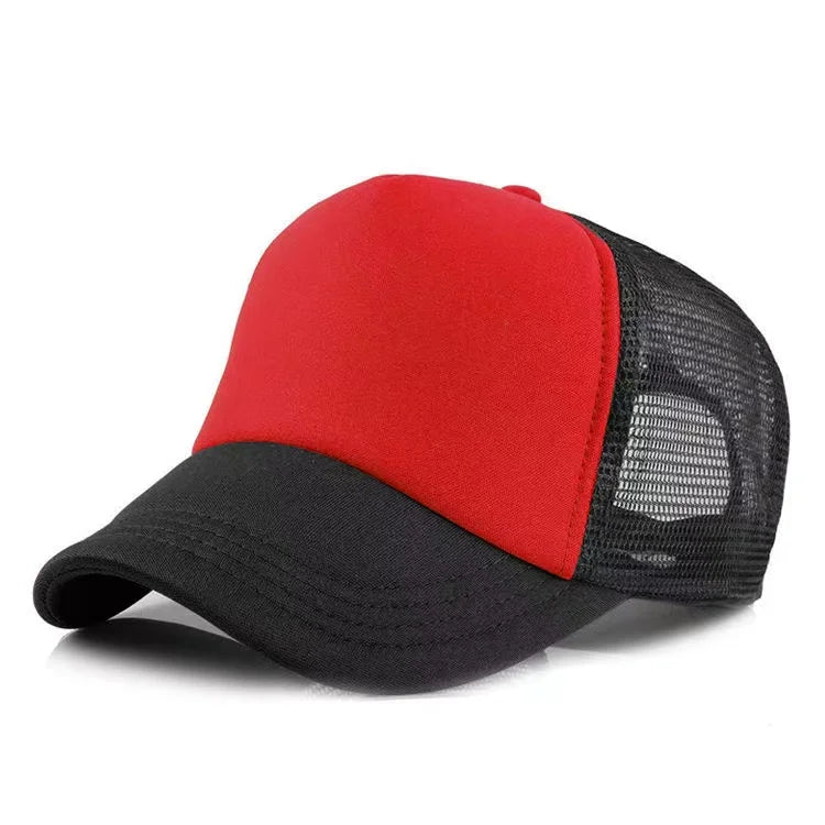 Unisex Cheaper 5 Panel Trucker Hat For Adult Summer Net Baseball Cap Men Women Blank Mesh tentacle Sun Hat Visor
