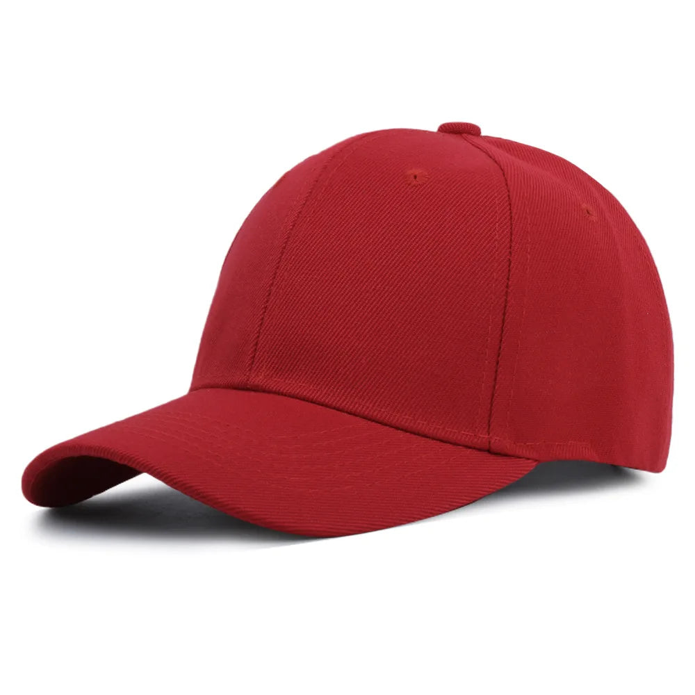Summer Solid Color Women Sport Baseball Cap Adjustable Unisex Baseball Caps Family Baseball Sun Hats Hip-hop Hat Wholesale Caps