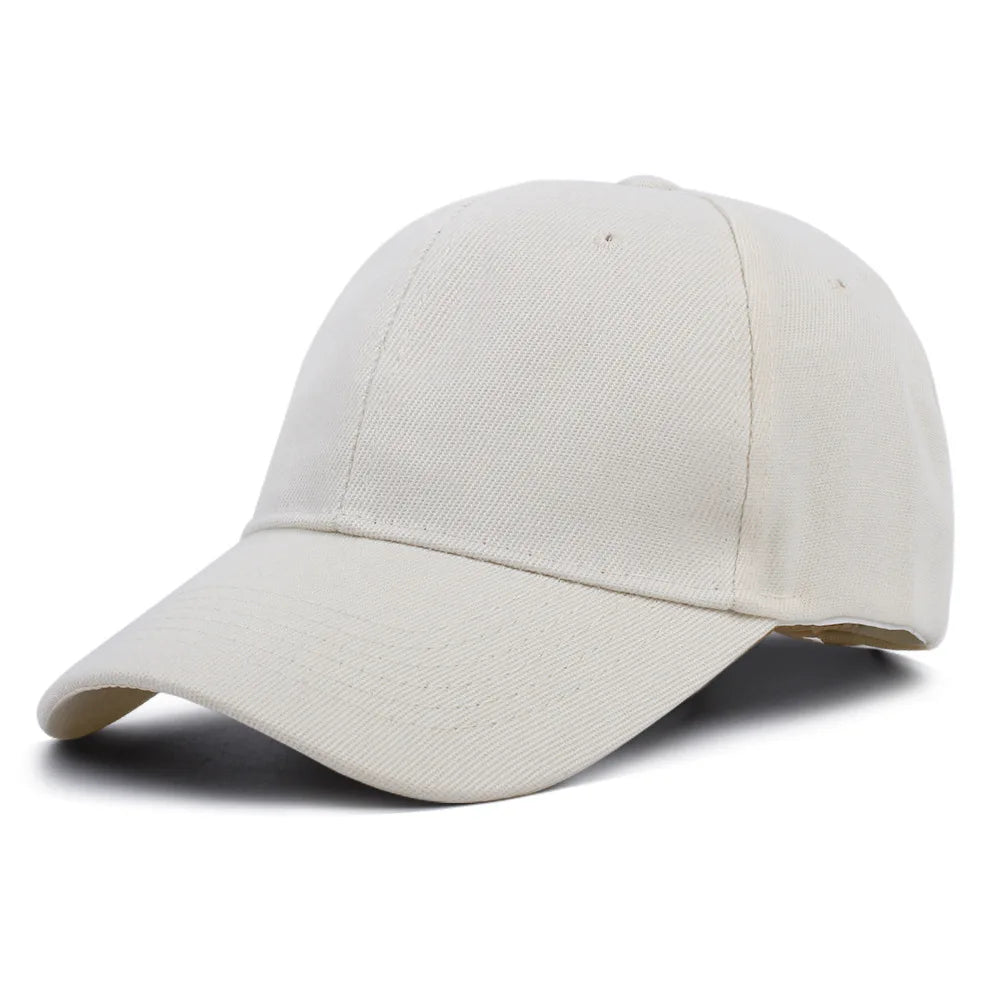 Summer Solid Color Women Sport Baseball Cap Adjustable Unisex Baseball Caps Family Baseball Sun Hats Hip-hop Hat Wholesale Caps