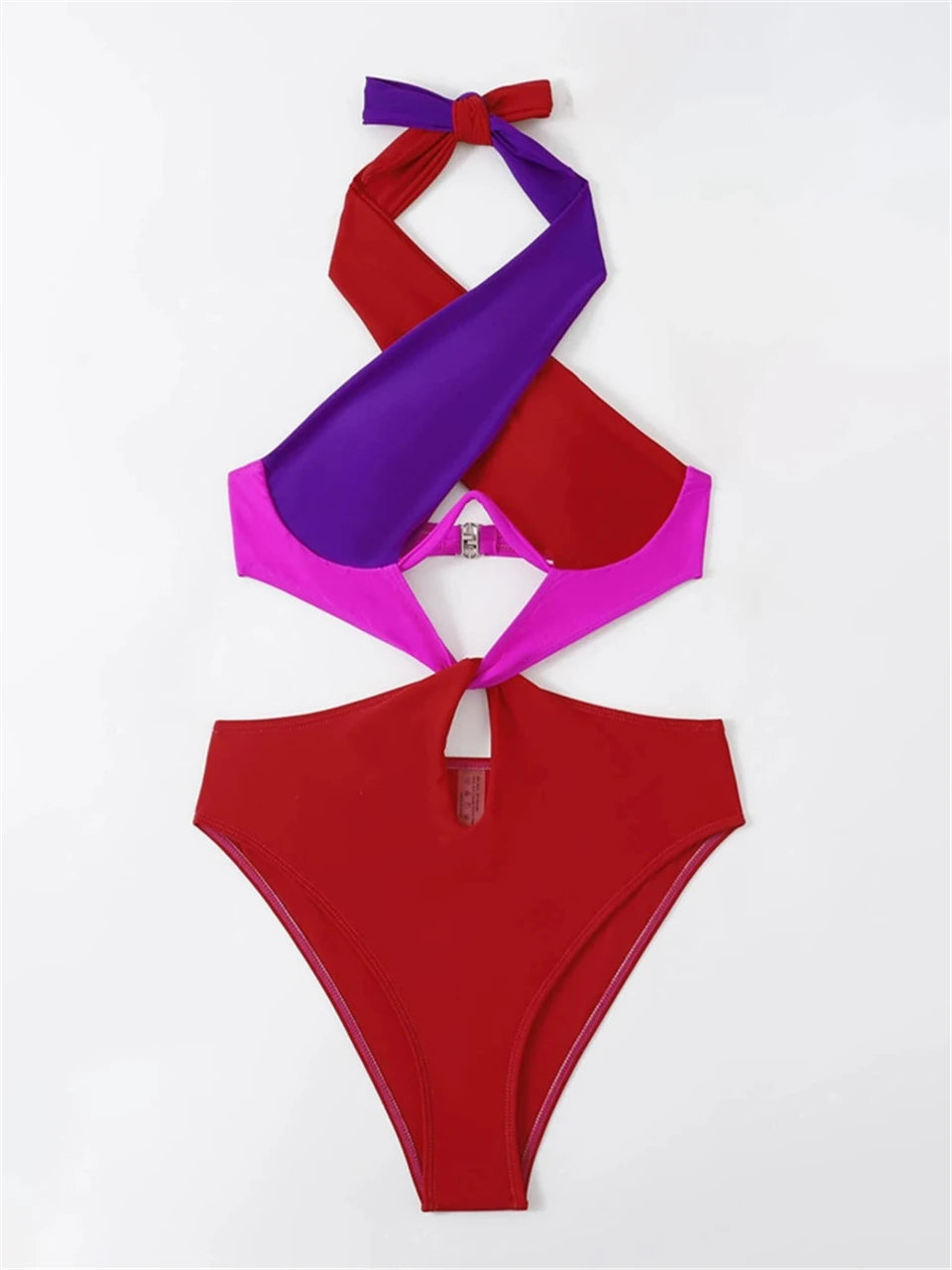 2024 Push Up One Piece Women Swimsuit Solid Monokini Front Cross Swimwear Bathing Swimming Suit Female Summer Beachwear Bodysuit