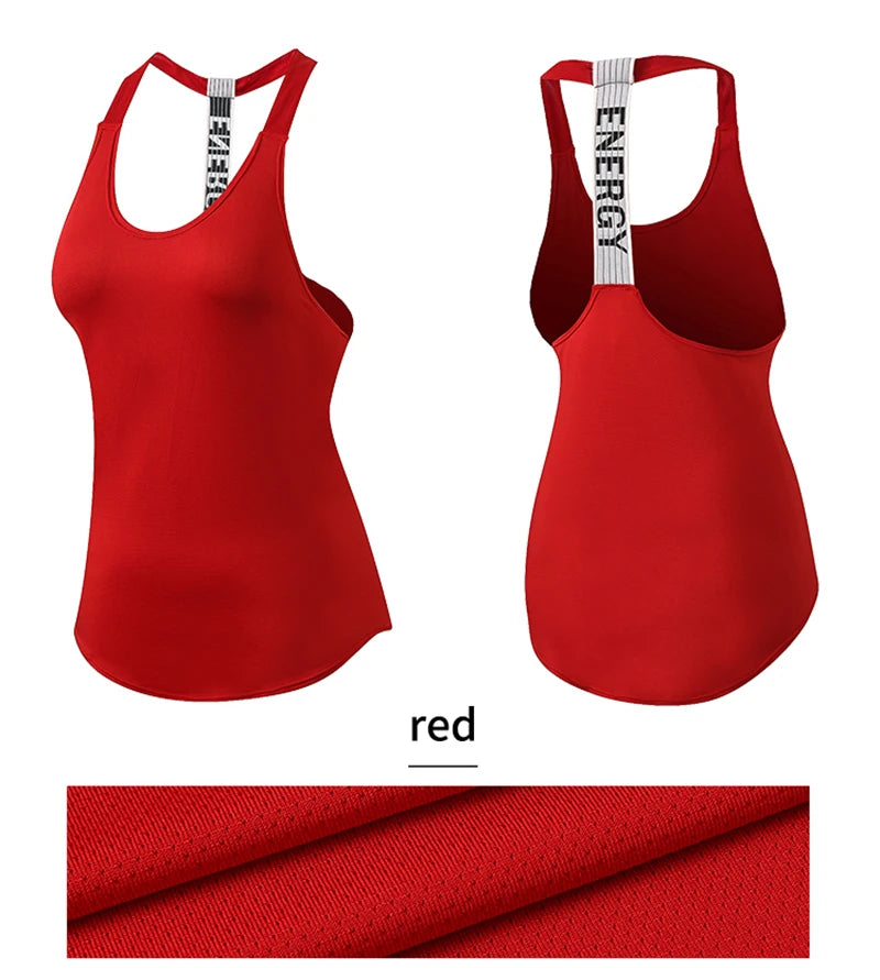Women's gym tops black sleeveless yoga tops ladies gym shirts gym vests running workout boxing letter tops backless shirts