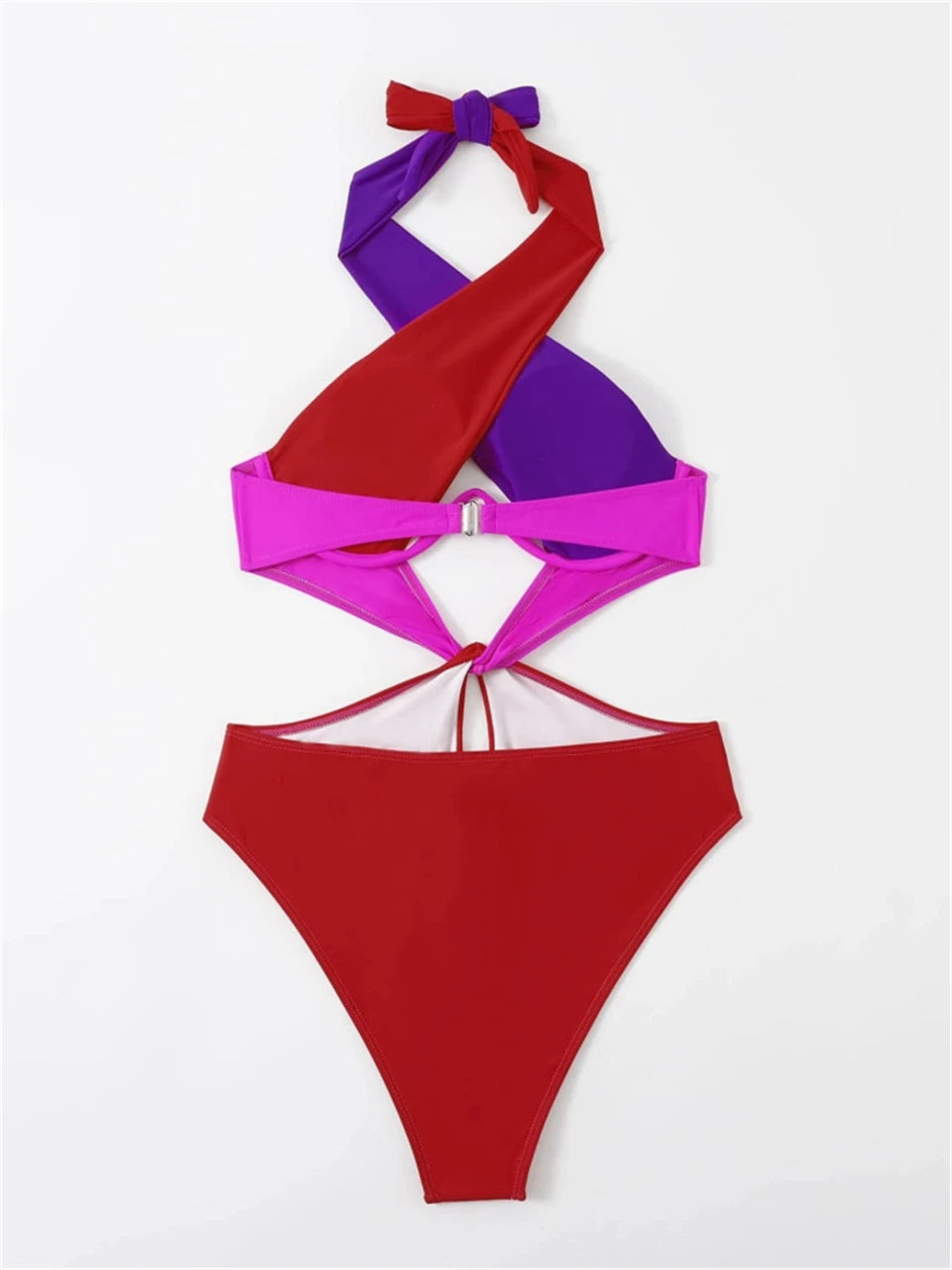 2024 Push Up One Piece Women Swimsuit Solid Monokini Front Cross Swimwear Bathing Swimming Suit Female Summer Beachwear Bodysuit