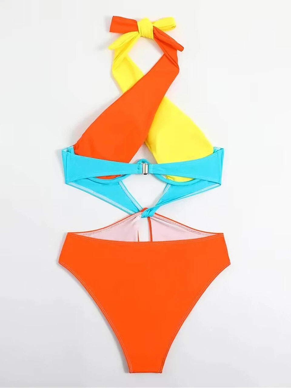 2024 Push Up One Piece Women Swimsuit Solid Monokini Front Cross Swimwear Bathing Swimming Suit Female Summer Beachwear Bodysuit