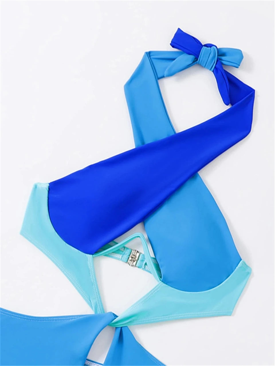 2024 Push Up One Piece Women Swimsuit Solid Monokini Front Cross Swimwear Bathing Swimming Suit Female Summer Beachwear Bodysuit