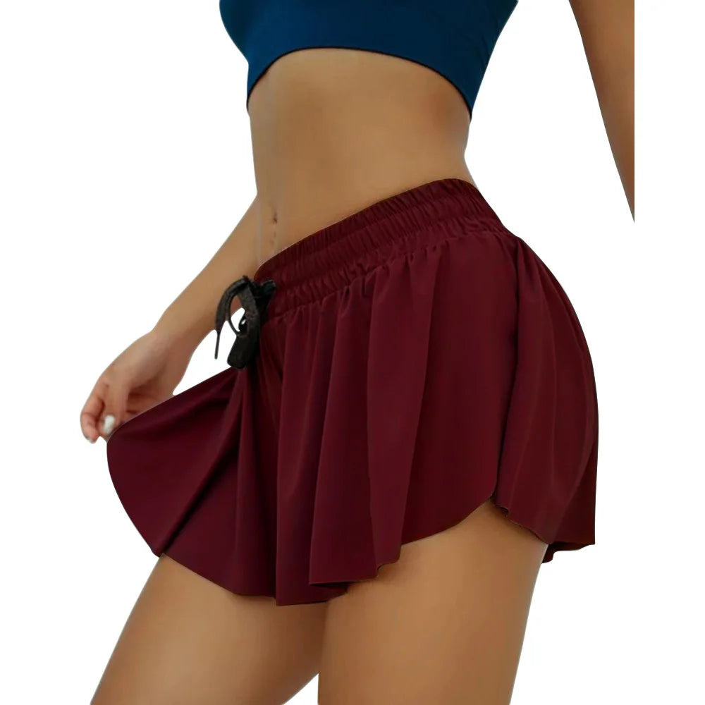 Tennis Skirts Women Sports Golf Pleated Skirt Fitness Shorts High Waist Athletic Quick Dry Running Short Sport Skort