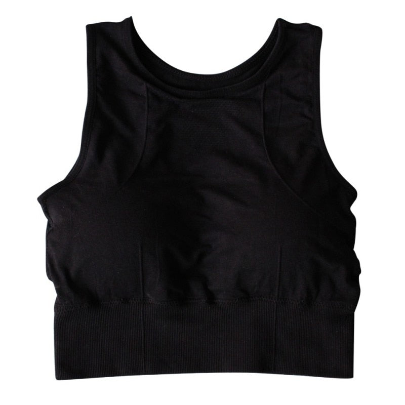 Balight Women Mesh Breathable Sports Bra Fitness Padded Bra Workout Yoga Tank Full Cup Racerback Sports Top