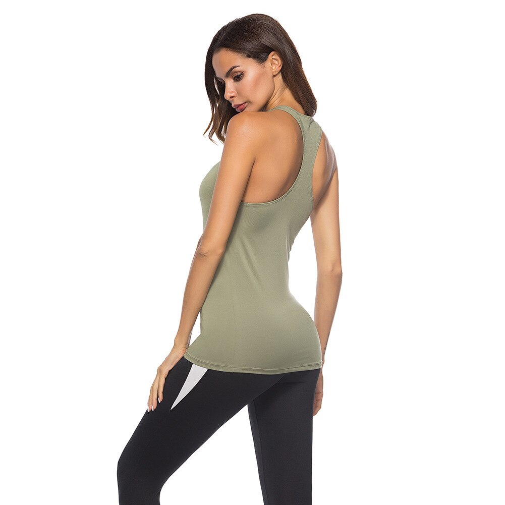 Women's Tank Tops Blouse Loose Sleeveless Shirt Gym Yoga Vest Training Running Vest Women Gym Tank Top 2022