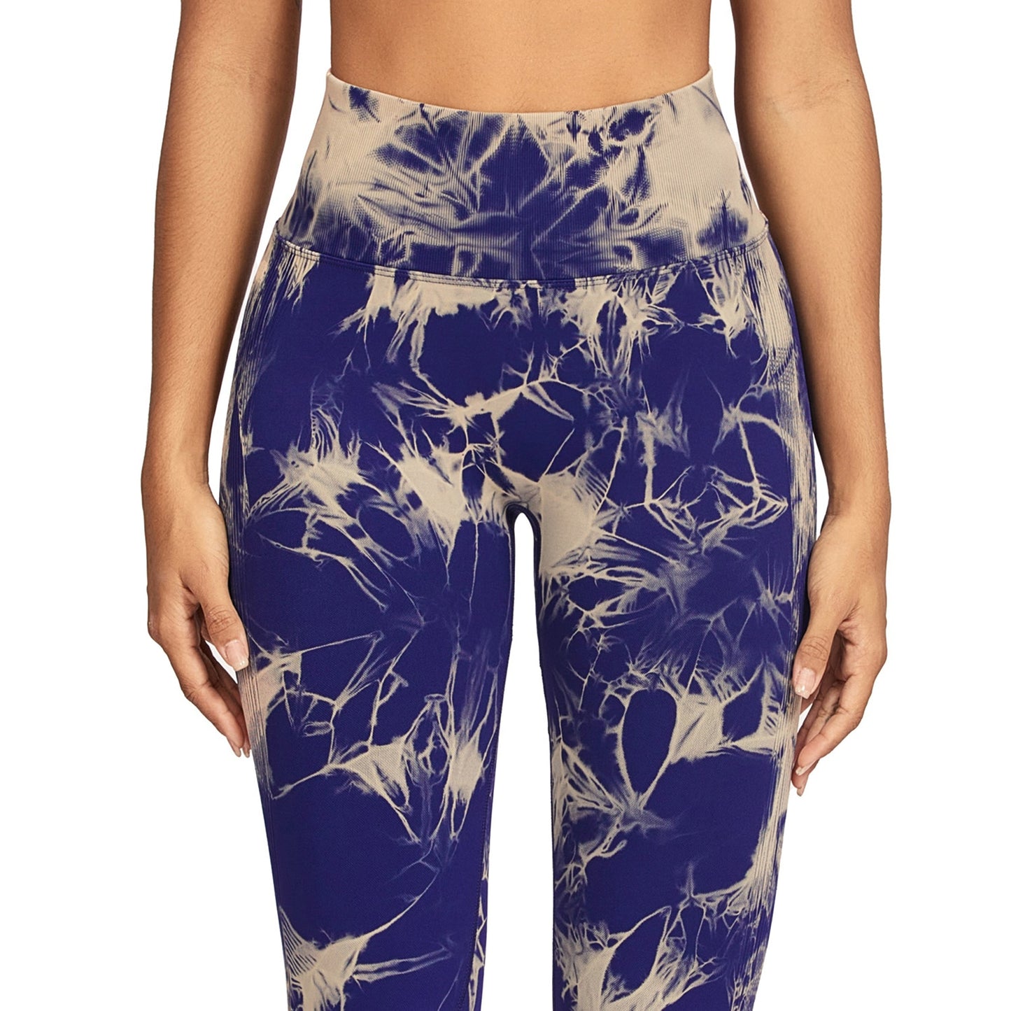 Tie-dyed Leggings Seamless Yoga Pants Fitness Women High Waist Stretchy Running Sports Jogging Trousers Gym Girl Workout Pants
