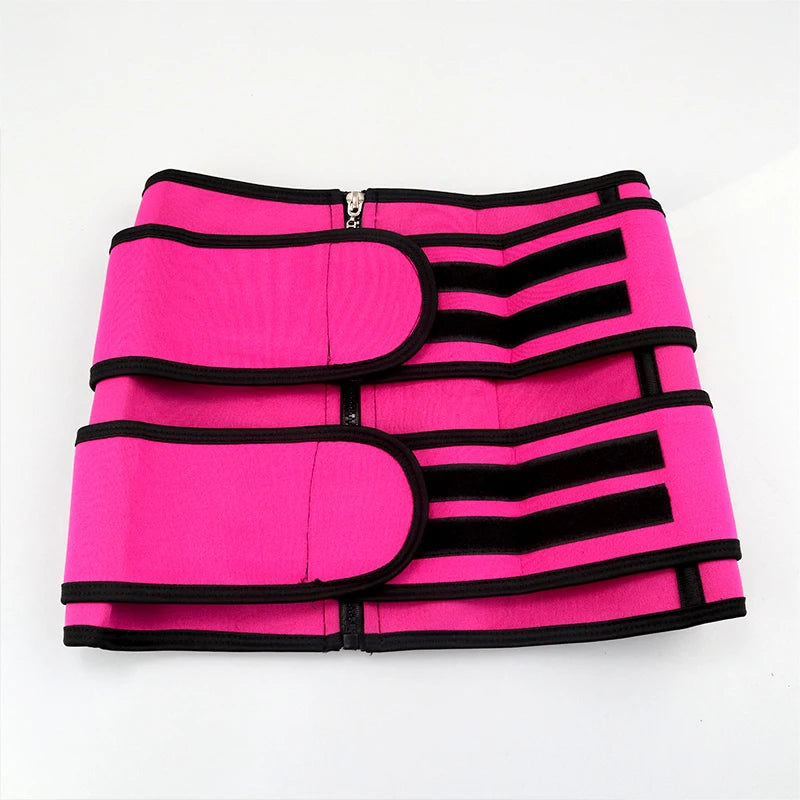 Sauna Waist Trimmer Belt for Women Sweat Weight Loss Waist Trainer Workout Slimming Shaper Waist Corset Faja Reductora