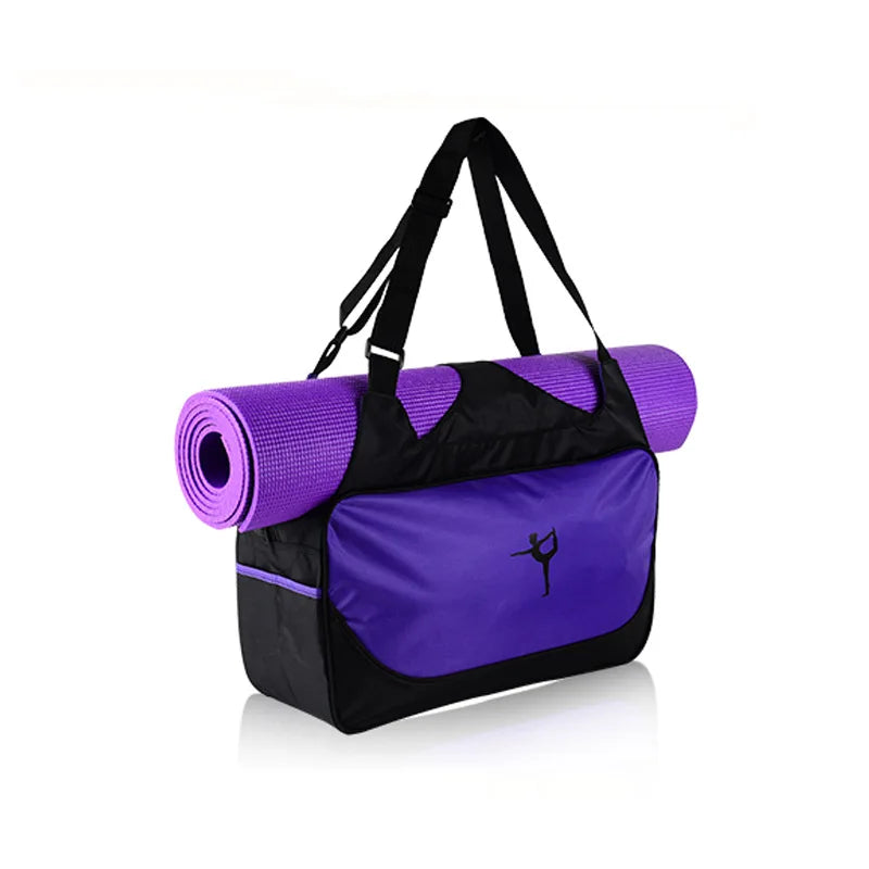 Fitness Backpack Large Capacity Casual Travel Bag Adjustable Shoulder Strap Waterproof Sports Pilates Bag Without Yoga Mat