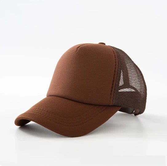Unisex Cheaper 5 Panel Trucker Hat For Adult Summer Net Baseball Cap Men Women Blank Mesh tentacle Sun Hat Visor