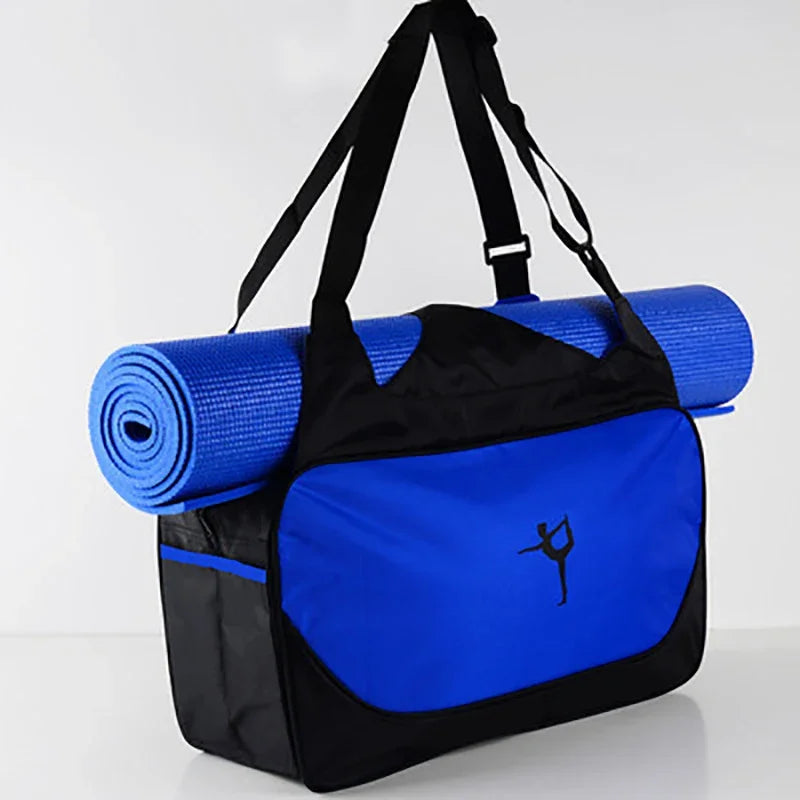 Fitness Backpack Large Capacity Casual Travel Bag Adjustable Shoulder Strap Waterproof Sports Pilates Bag Without Yoga Mat