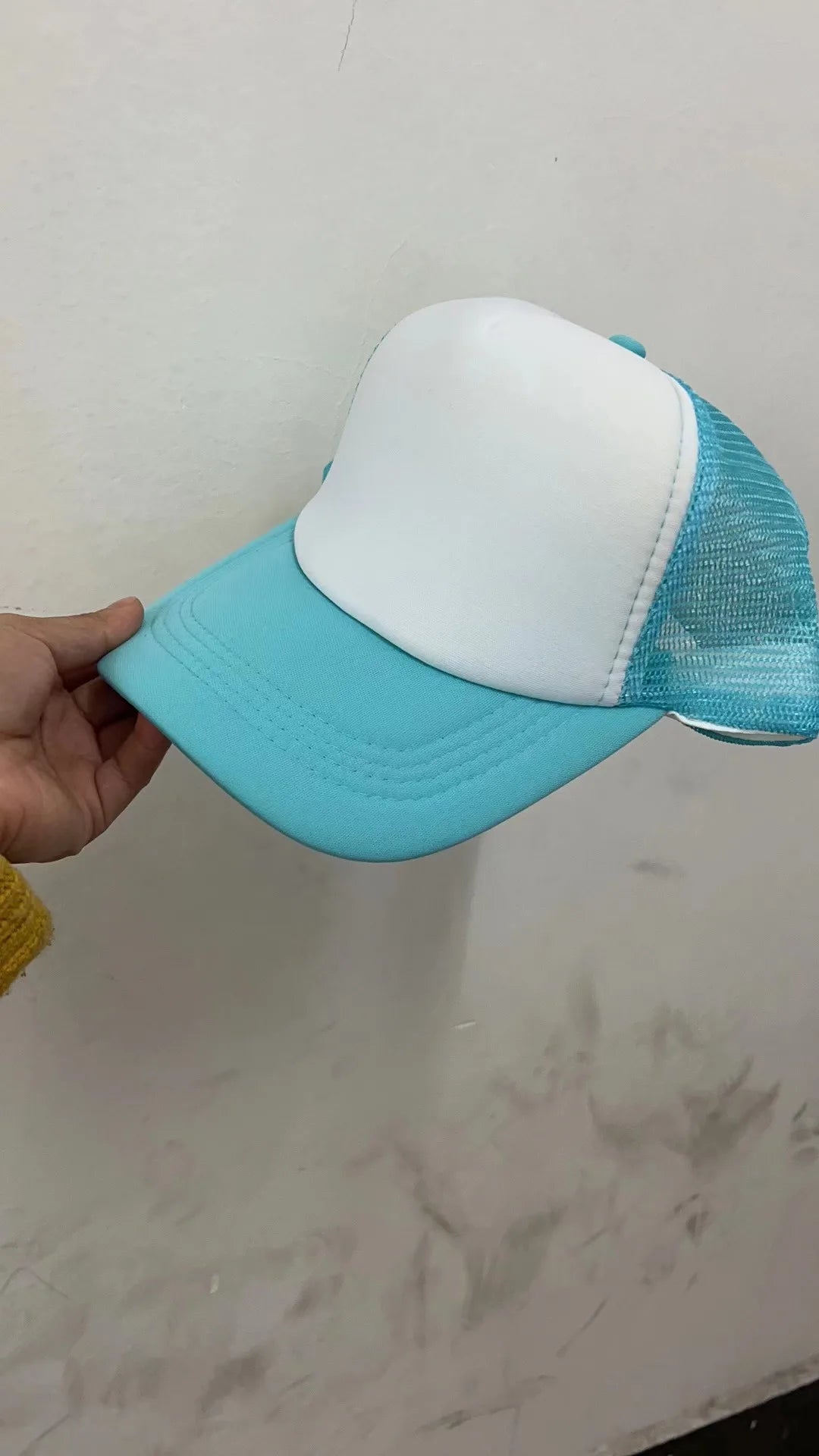 Unisex Cheaper 5 Panel Trucker Hat For Adult Summer Net Baseball Cap Men Women Blank Mesh tentacle Sun Hat Visor