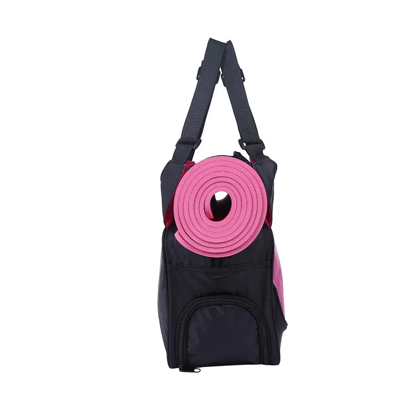 Fitness Backpack Large Capacity Casual Travel Bag Adjustable Shoulder Strap Waterproof Sports Pilates Bag Without Yoga Mat