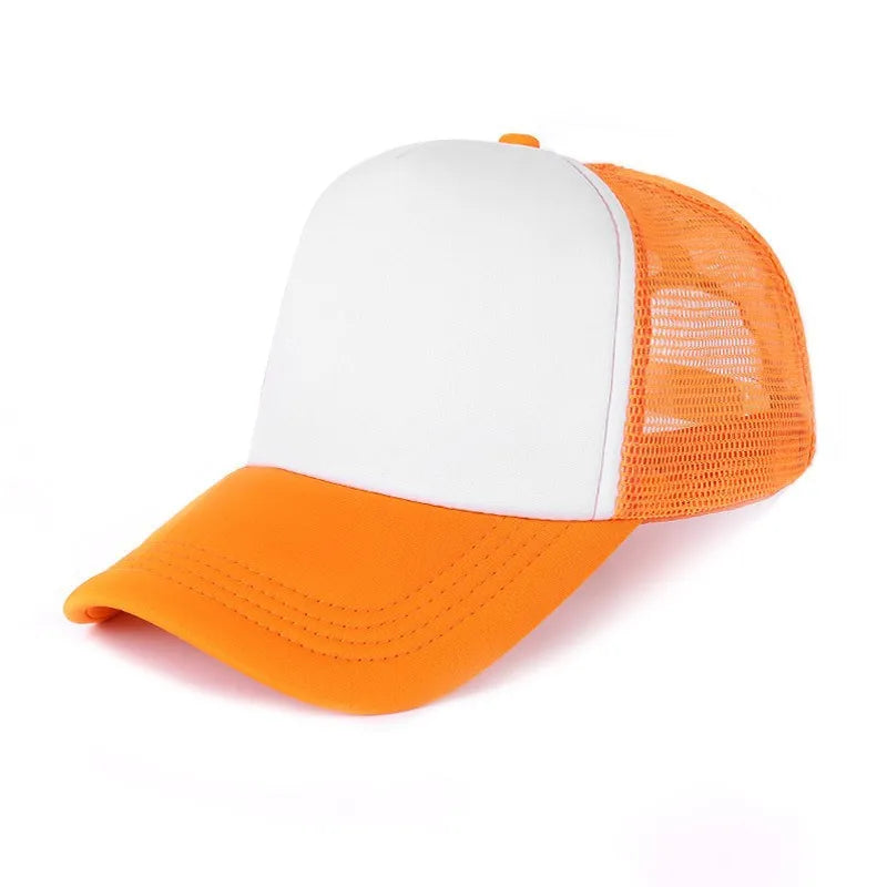 Unisex Cheaper 5 Panel Trucker Hat For Adult Summer Net Baseball Cap Men Women Blank Mesh tentacle Sun Hat Visor