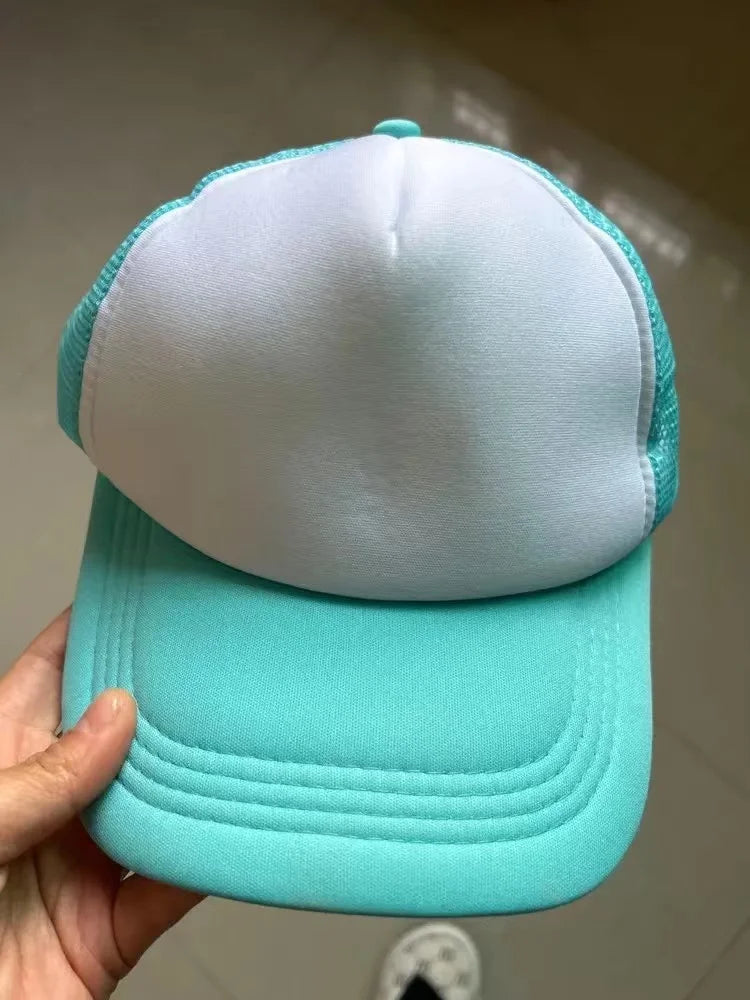 Unisex Cheaper 5 Panel Trucker Hat For Adult Summer Net Baseball Cap Men Women Blank Mesh tentacle Sun Hat Visor