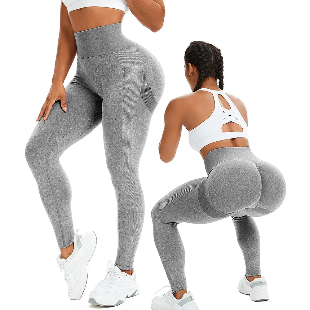 FITTOO Peach Buttocks Leggings Women's Smile Contour Scrunch Butt Yoga Pants Fitness Athletic Gym Female Clothing Sport Tights