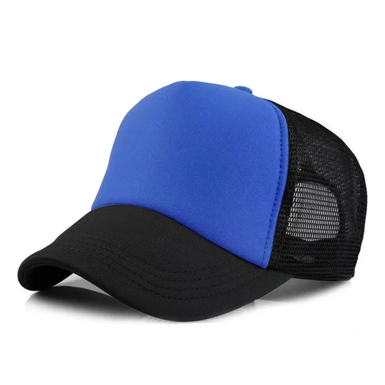Unisex Cheaper 5 Panel Trucker Hat For Adult Summer Net Baseball Cap Men Women Blank Mesh tentacle Sun Hat Visor