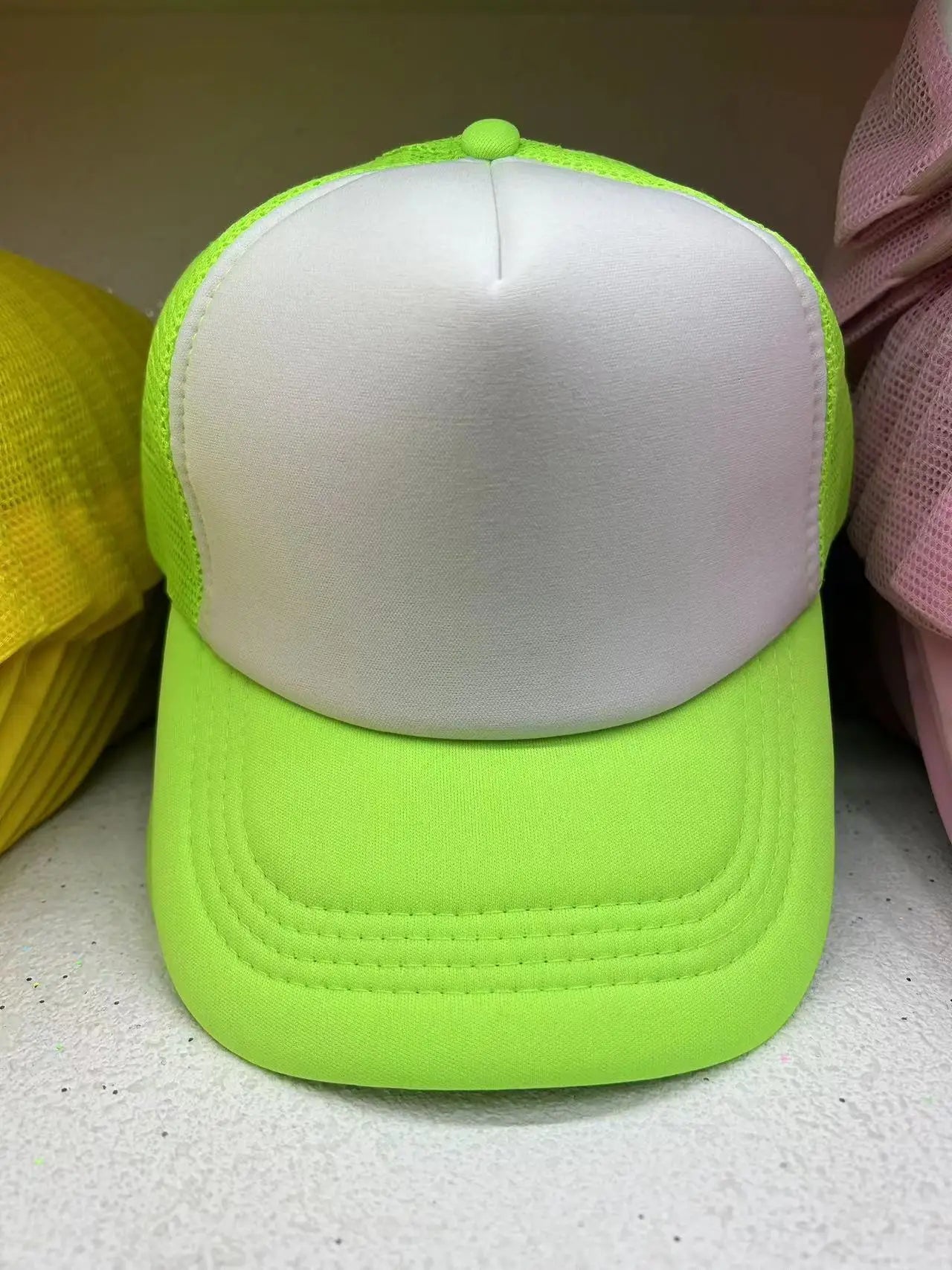 Unisex Cheaper 5 Panel Trucker Hat For Adult Summer Net Baseball Cap Men Women Blank Mesh tentacle Sun Hat Visor
