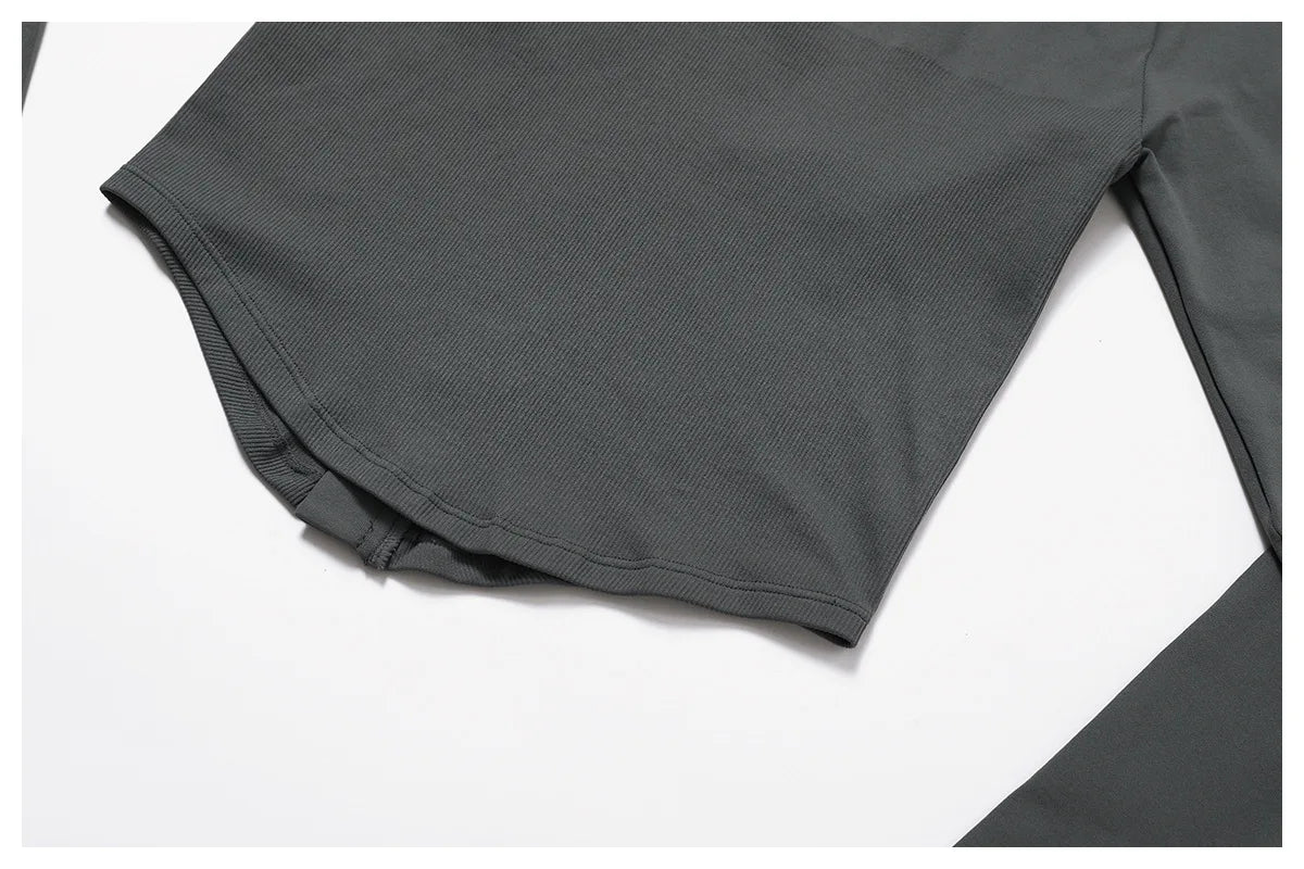 Zipper Women Crop Tops Yoga T-shirts Solid Sports Top Long Sleeve Running Shirts Sexy Quick Dry Fitness Jacket Gym Sport Wear