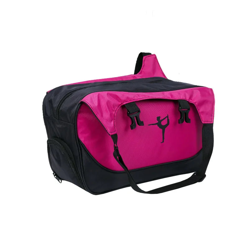 Fitness Backpack Large Capacity Casual Travel Bag Adjustable Shoulder Strap Waterproof Sports Pilates Bag Without Yoga Mat