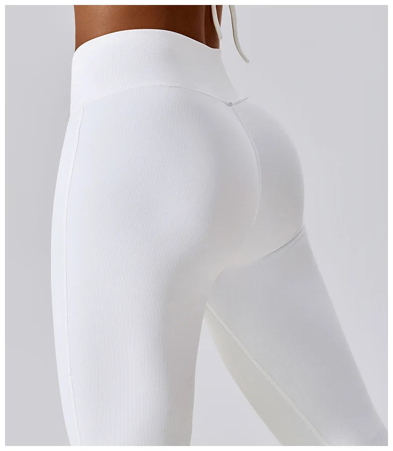 Flare Leggings Yoga Pants Women High Waist Wide Leg Pants Women Gym Workout Fitness Sports Flared Pant Latin Dance Trousers