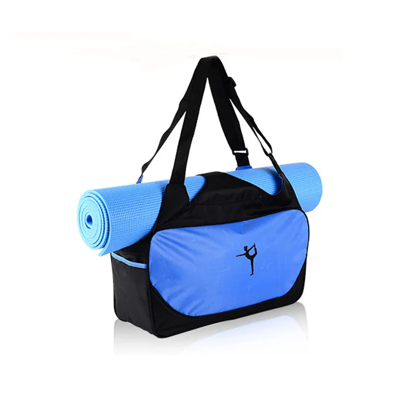 Fitness Backpack Large Capacity Casual Travel Bag Adjustable Shoulder Strap Waterproof Sports Pilates Bag Without Yoga Mat