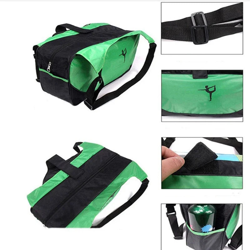 Fitness Backpack Large Capacity Casual Travel Bag Adjustable Shoulder Strap Waterproof Sports Pilates Bag Without Yoga Mat