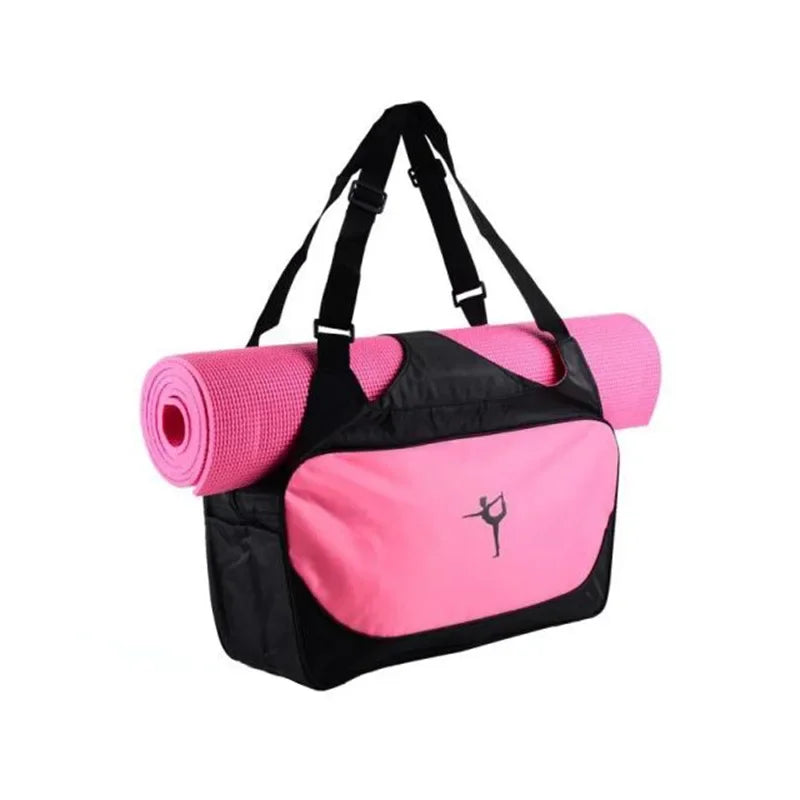 Fitness Backpack Large Capacity Casual Travel Bag Adjustable Shoulder Strap Waterproof Sports Pilates Bag Without Yoga Mat