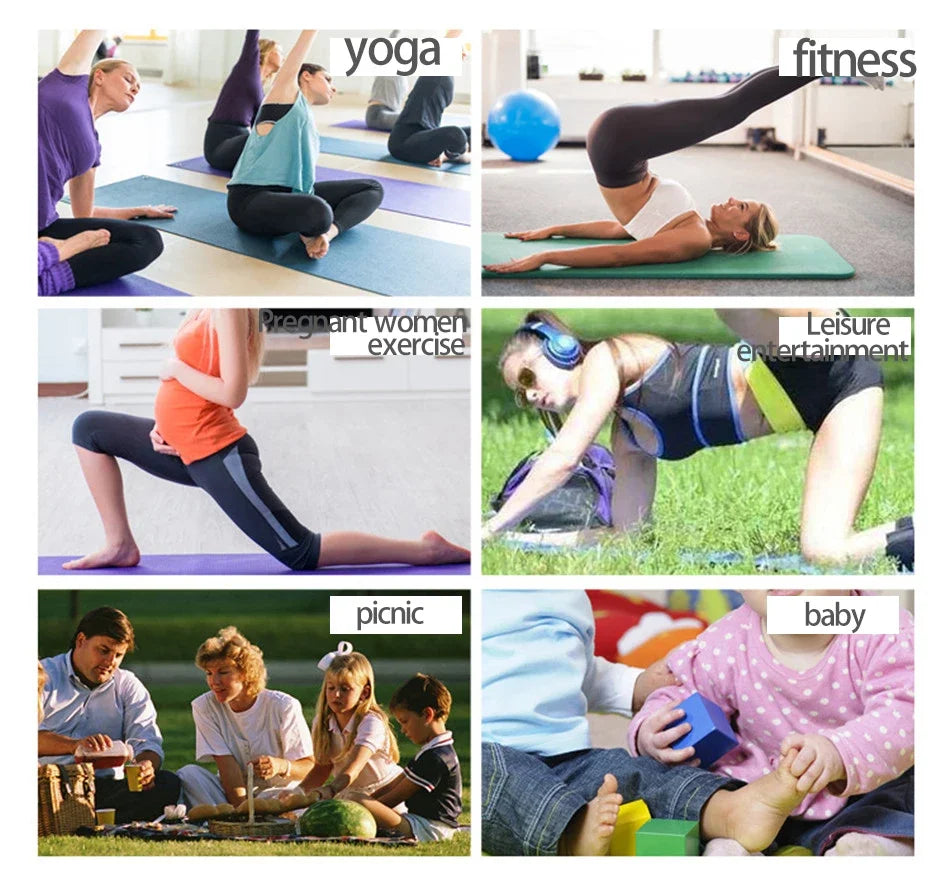 3MM-5MM Thick Yoga Mat Anti-skid Sports Fitness Mat  EVA Comfort Foam Yoga Matt for Exercise, Yoga, and Pilates Gymnastics Mat